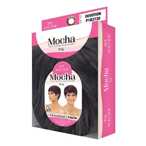 Mayde Beauty Human Hair Blend Mocha Wig - DEVOTION
