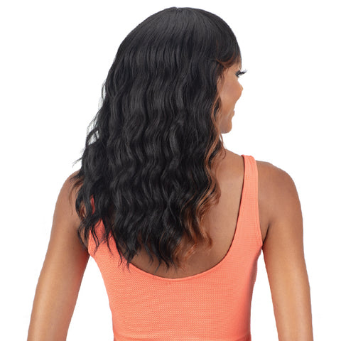 Mayde Beauty Human Hair Blend Mocha Wig - HONEY