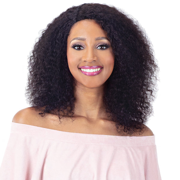 Mayde Beauty Human Wet & Wavy Invisible Lace Part Wig BOHEMIAN CURL 18