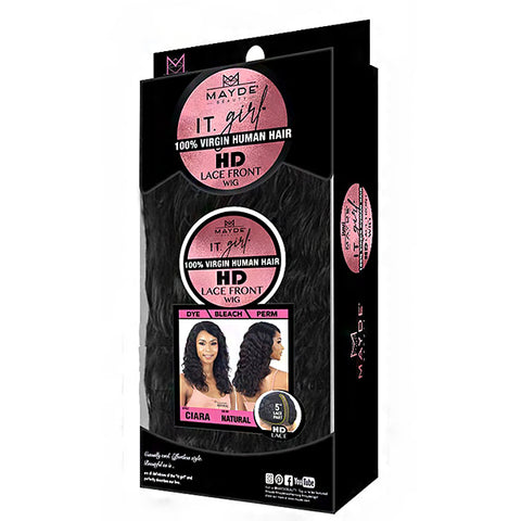 Mayde Beauty IT Girl 100% Human Hair HD Lace Front Wig - CIARA