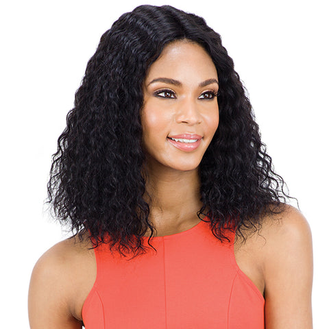 Mayde Beauty Lace and Lace Human Lace Front Wig SUPER WET & WAVY(LONG)