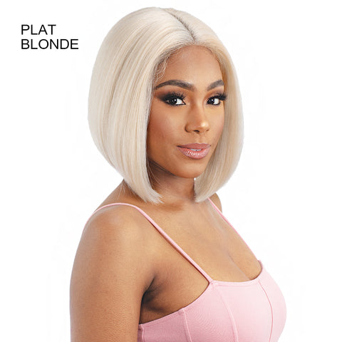 Mayde Beauty Mocha Human Hair Blend HD Lace Front Wig - SASSY