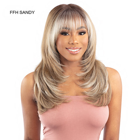 Mayde Beauty Pureskin Synthetic Hair Glueless HD Lace Wig - MAVIS