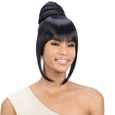 Mayde Beauty Synthetic Bun and Bang - SUNNY DAY (2pcs)