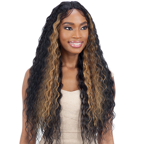 Mayde Beauty Synthetic Hair Axis Lace Front Wig - SLEEK CRIMP