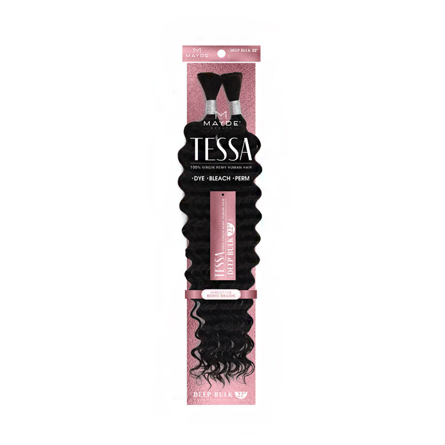 Mayde Beauty Tessa 100% Human Hair Braid DEEP BULK 22