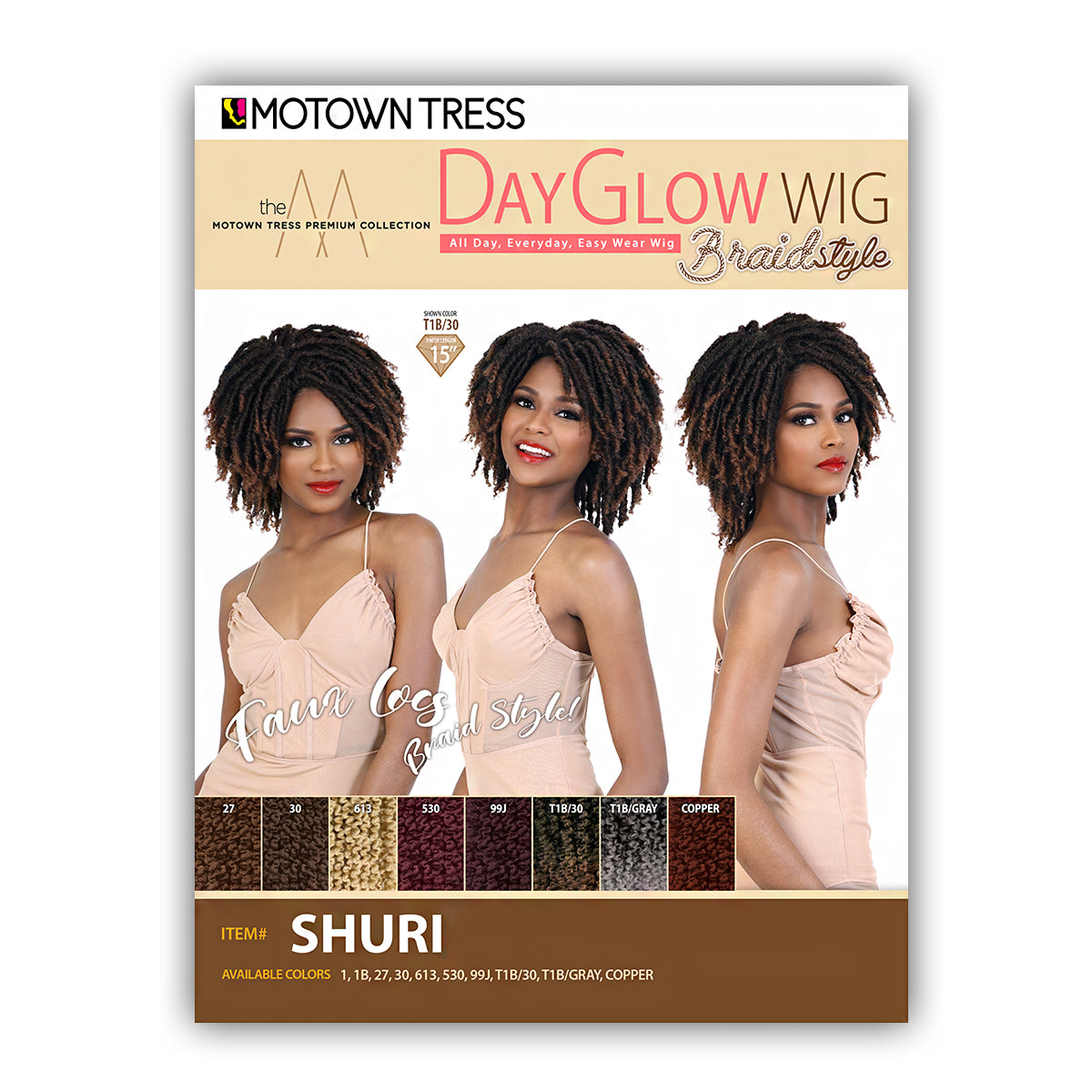 Motown Tress DayGlow Synthetic Hair Wig - SHURI