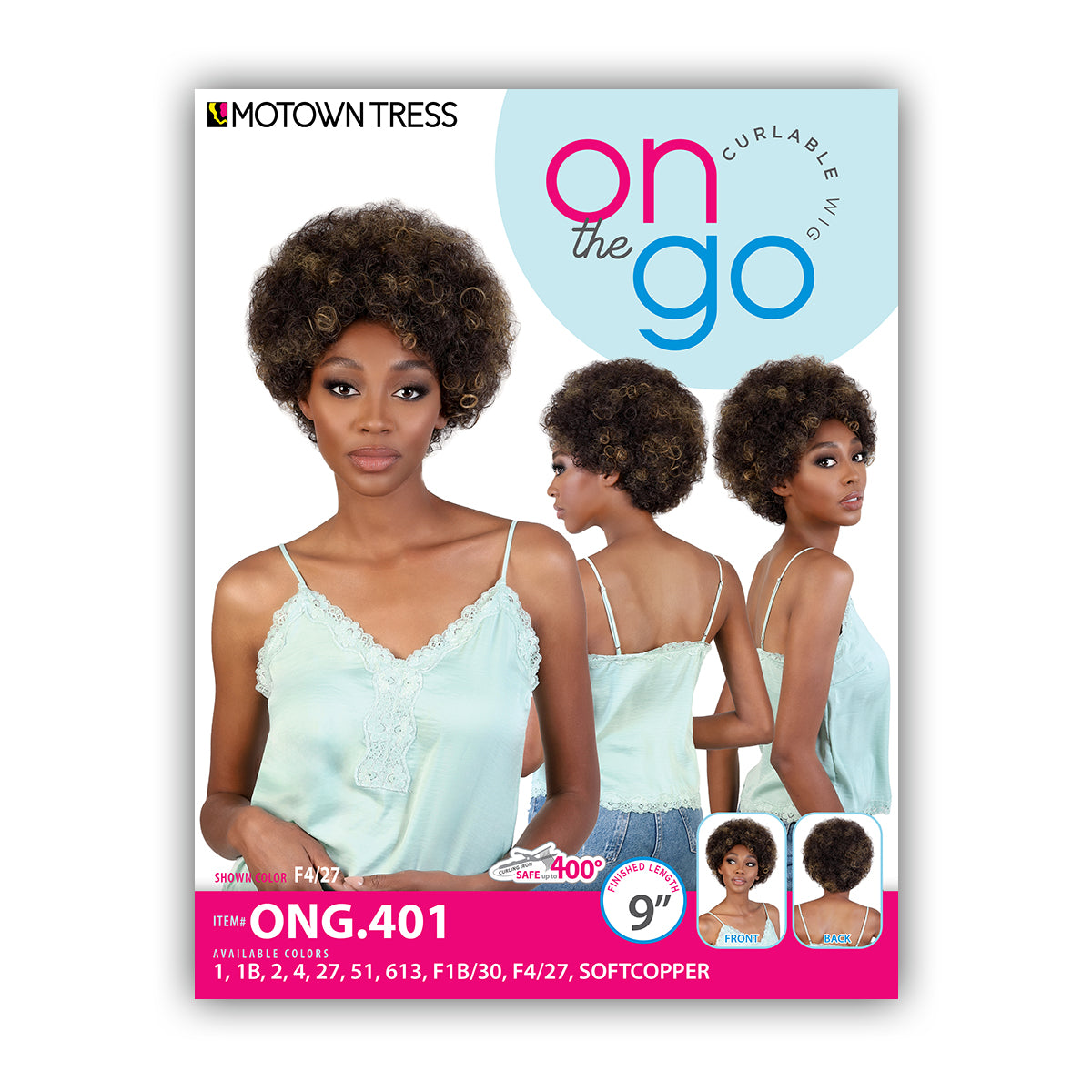 Motown Tress On The Go Synthetic Hair Wig - ONG 401