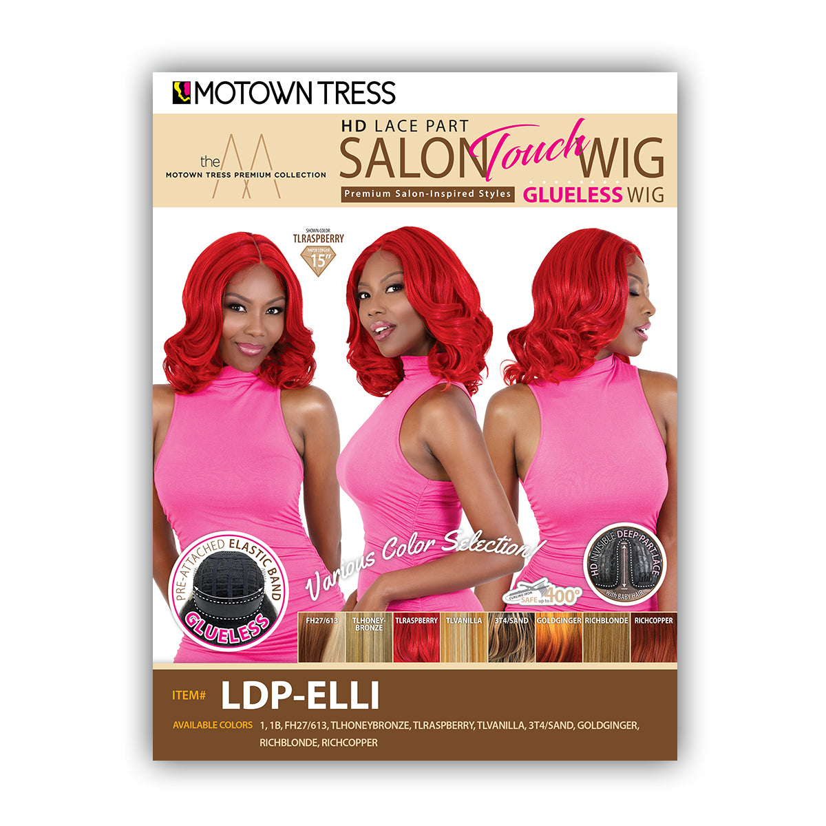 Motown Tress Salon Touch Lace Wig LDP ELLI