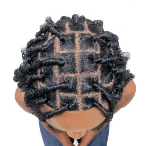 Motown Tress Whole Hand Tied Braid Lace Wig WLB BOHOLC