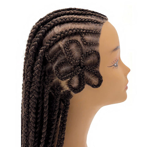Motown Tress Whole Hand Tied Braid Lace Wig WLB FLOWER