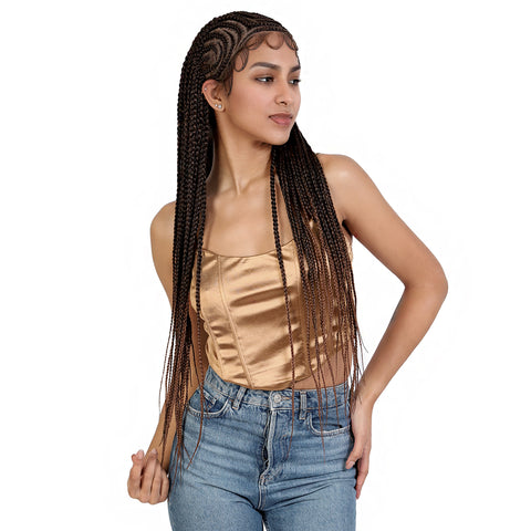 Motown Tress Whole Hand Tied Braid Lace Wig WLB MAZE