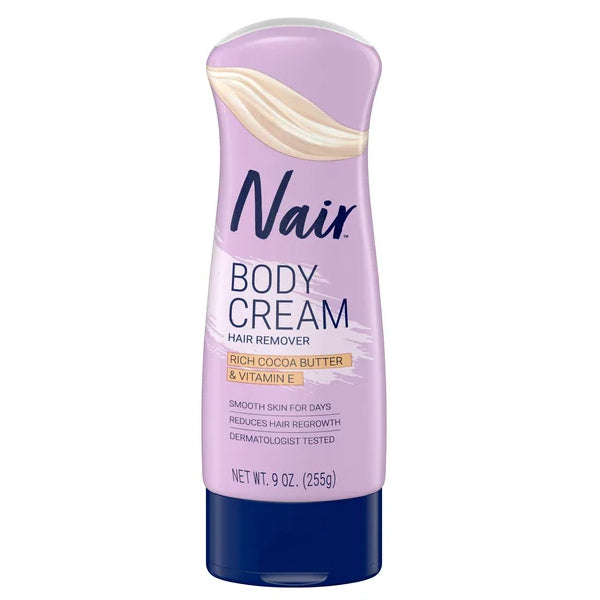 Nair Body Cream Hair Remover - Rich Cocoa Butter & Vitamin E 9oz