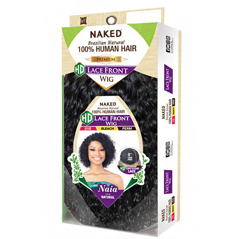 Naked 100% Brazilian Natural Human Hair HD Lace Front Wig - NAIA