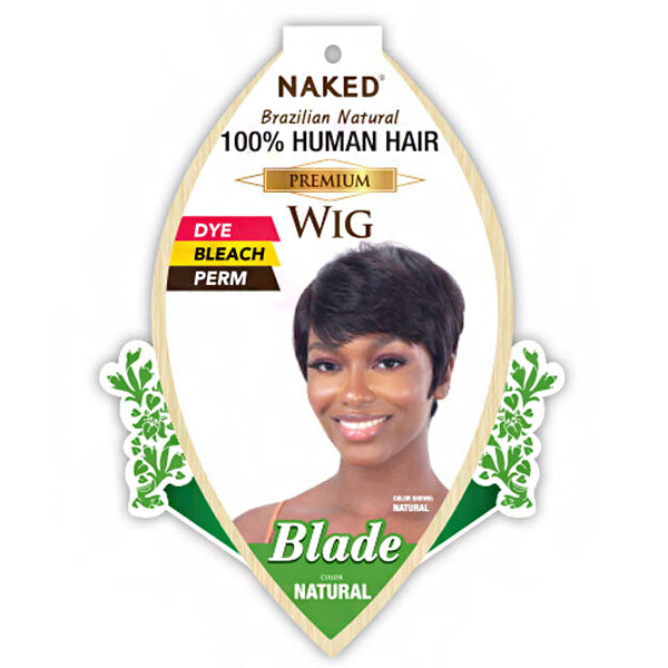 Naked 100% Brazilian Natural Human Hair Premium Wig - BLADE