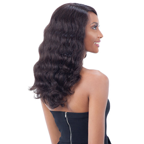 Naked 100% Unprocessed Hair Deep Invisible L Part Lace Wig BODY WAVE