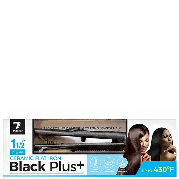 Nicka K New York #TBXXX Tyche Balck Plus+ Ceramic Flat Iron