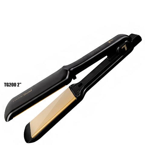 Nicka K New York #TGXXX Tyche Gold Double Coated Gold Ceramic Flat Iron