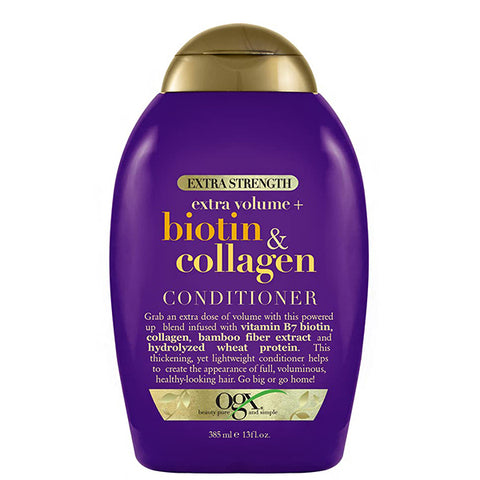 OGX Extra Volume+ Biotin & Collagen Extra Strength Conditioner 13oz