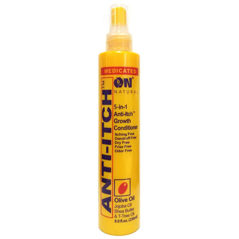 On Natural 5-in-1 Itching Free Growth Conditioner with Olive Oil 8oz