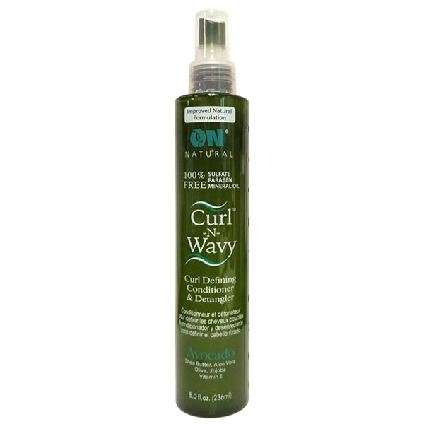 On Natural Curl-N-Wavy Conditioner & Detangler Avocado 8oz