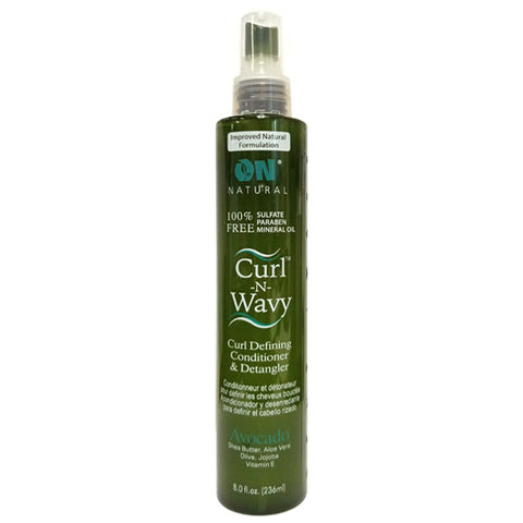 On Natural Curl-N-Wavy Conditioner & Detangler Avocado 8oz