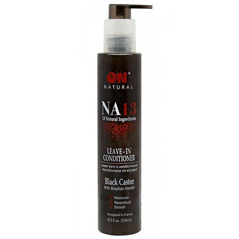On Natural NA13 Leave In Conditioner Black Castor 8oz
