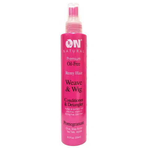 On Natural Wig & Weave Conditioner & Detangler Pomegranate 8oz