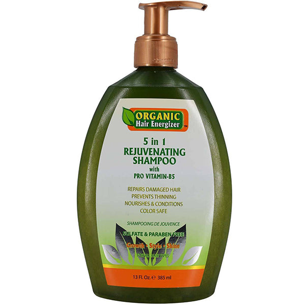 Organic Hair Energizer 5 in 1 Rejuvenating Shampoo 13oz