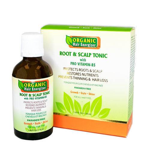 Organic Hair Energizer Root & Scalp Tonic with Pro Vitamin-B5 1.69oz