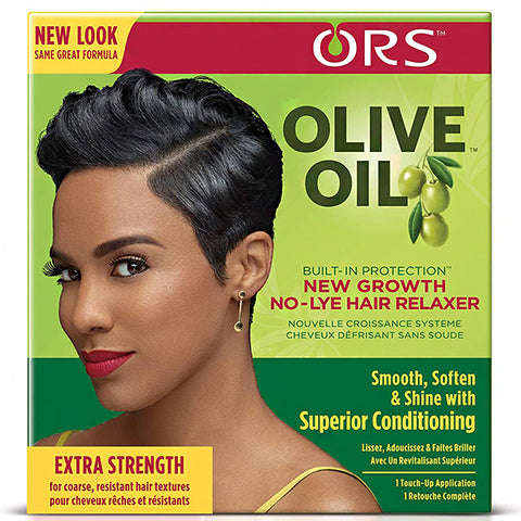 ORS Olive Oil New Growth No-Lye Extra Strength Hair Relaxer Kit