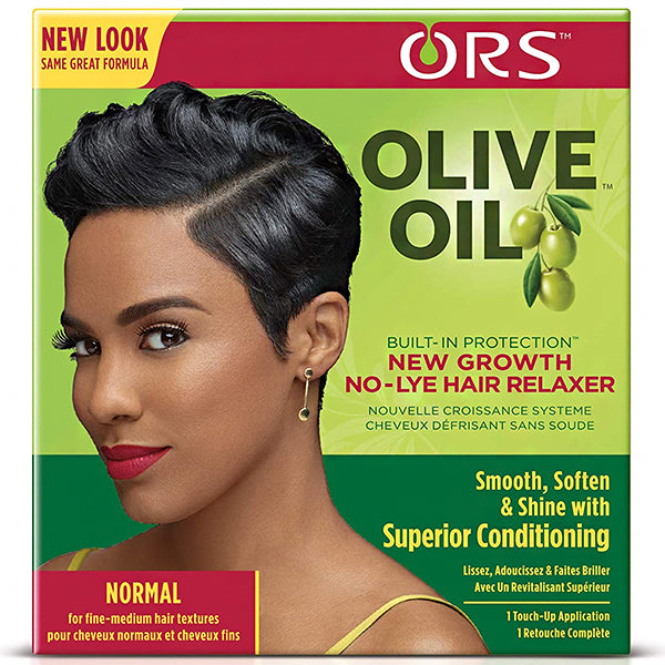 ORS Olive Oil New Growth No-Lye Normal Hair Relaxer Kit