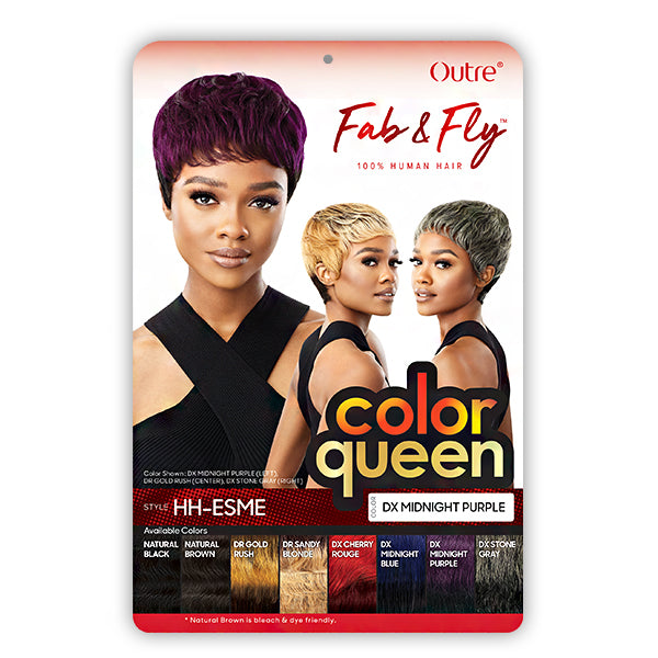 Outre 100% Human Hair Fab & Fly Color Queen Wig - HH ESME