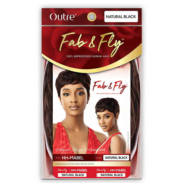 Outre 100% Human Hair Fab & Fly Wig - HH MABEL