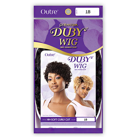 Outre 100% Human Hair Premium Duby Wig - HH SOFT CURLY CUT