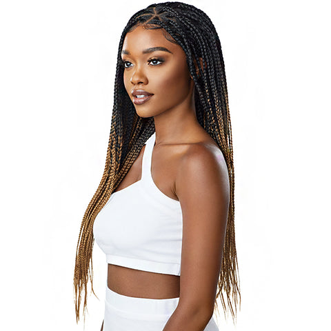 Outre Braided HD Lace Wig KNOTLESS TRIANGLE PART BRAIDS (13x4 frontal)
