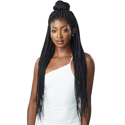 Outre Braided HD Wig KNOTLESS SQUARE PART BRAIDS (13x4 lace frontal)