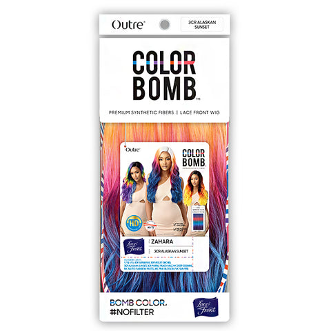 Outre Color Bomb Synthetic HD Lace Front Wig - ZAHARA