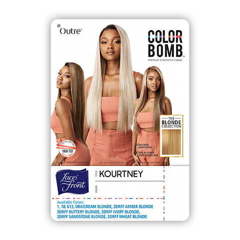 Outre Color Bomb Synthetic Swiss Lace Front Wig - KOURTNEY