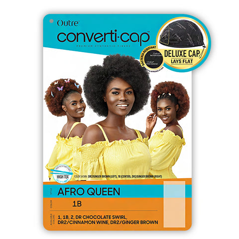 Outre Converti Cap Synthetic Hair Wig - AFRO QUEEN