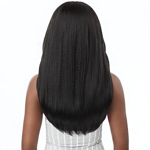 Outre Human Hair Blend U Part Cap Leave Out Wig DOMINICAN BLOWOUT 22