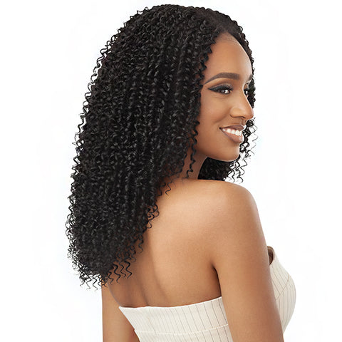 Outre Human Hair Blend U Part Cap Leave Out Wig - PASSION COILS 20