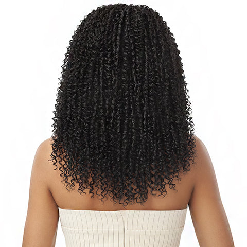 Outre Human Hair Blend U Part Cap Leave Out Wig - PASSION COILS 20