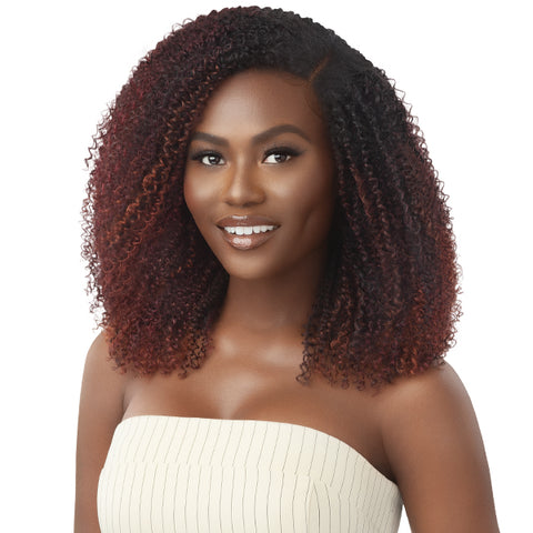 Outre Human Hair Premium Blend U Part Cap Leave Out Wig - COILY FRO 14