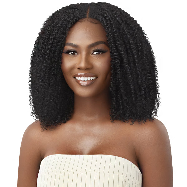 Outre Human Hair Premium Blend U Part Cap Leave Out Wig - COILY FRO 14