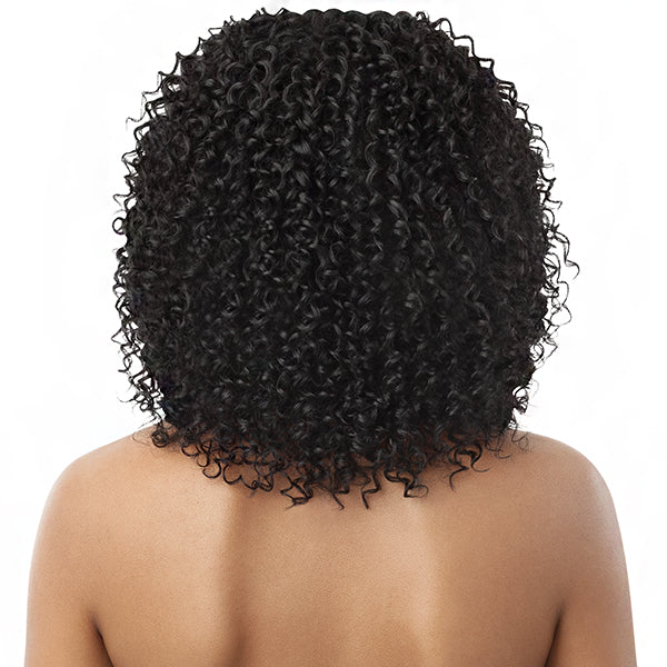 Outre Human Hair Premium Blend U Part Cap Leave Out Wig CURLY TWIST 14