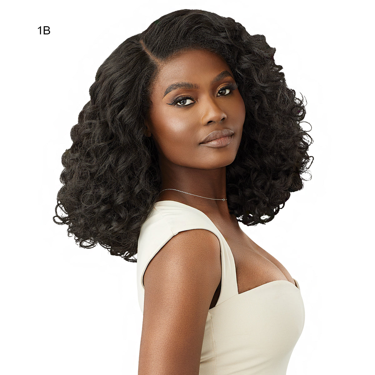 Outre Melted Hairline Kinky Soft Edges Synthetic Glueless HD Lace Front Wig - KINKYSOFT 4