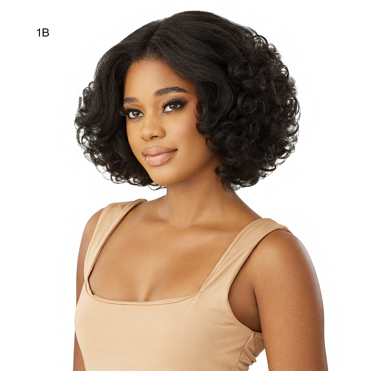 Outre Melted Hairline Kinky Soft Edges Synthetic Glueless HD Lace Front Wig - KINKYSOFT 5