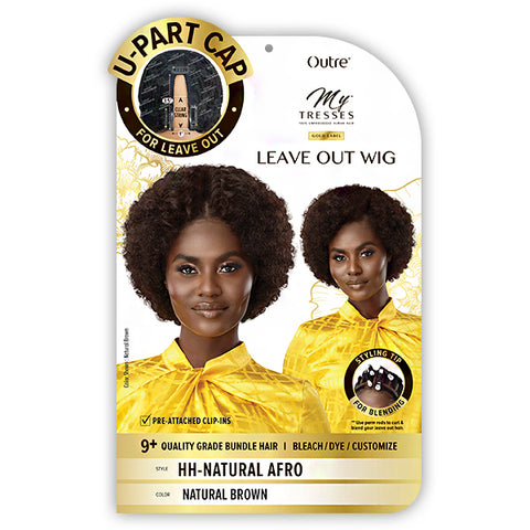 Outre Mytresses Gold Human Hair U Part Leave Out Wig - HH NATURAL AFRO