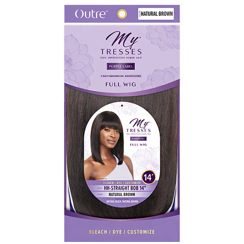 Outre Mytresses Purple Label 100% Human Hair Wig - STRAIGHT BOB 14